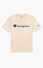 CHAMPION - טישירט לגבר CREWNECK 'בצבע בז - MASHBIR//365