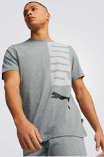 PUMA - טישירט לגבר ESS LOGO LAB Tee בצבע אפור - MASHBIR//365