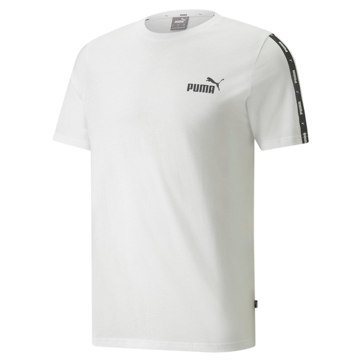 PUMA - טישירט לגבר ESS+ Tape Tee בצבע לבן - MASHBIR//365