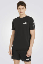 PUMA - טישירט לגבר ESS+ Tape Tee בצבע שחור - MASHBIR//365