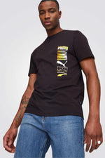 PUMA - טישירט לגבר GRAPHICS Multicolor בצבע שחור - MASHBIR//365