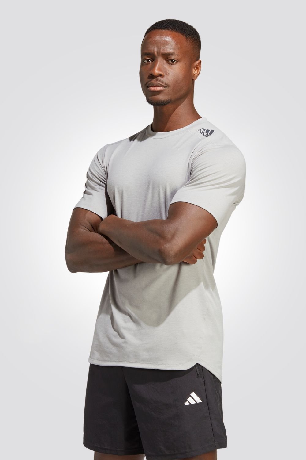 ADIDAS - טישירט לגבר M D4T TEE בצבע אפור - MASHBIR//365