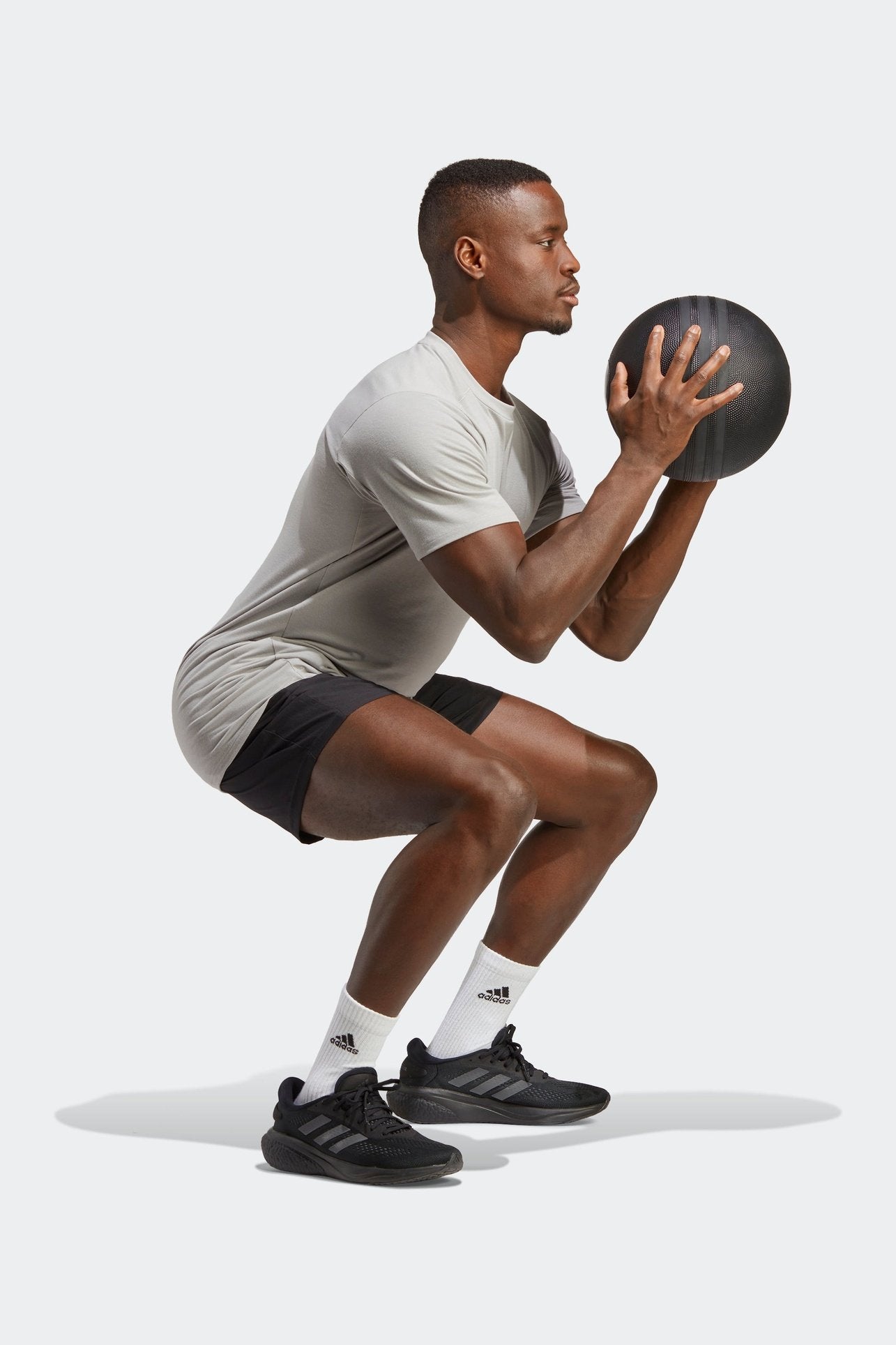 ADIDAS - טישירט לגבר M D4T TEE בצבע אפור - MASHBIR//365