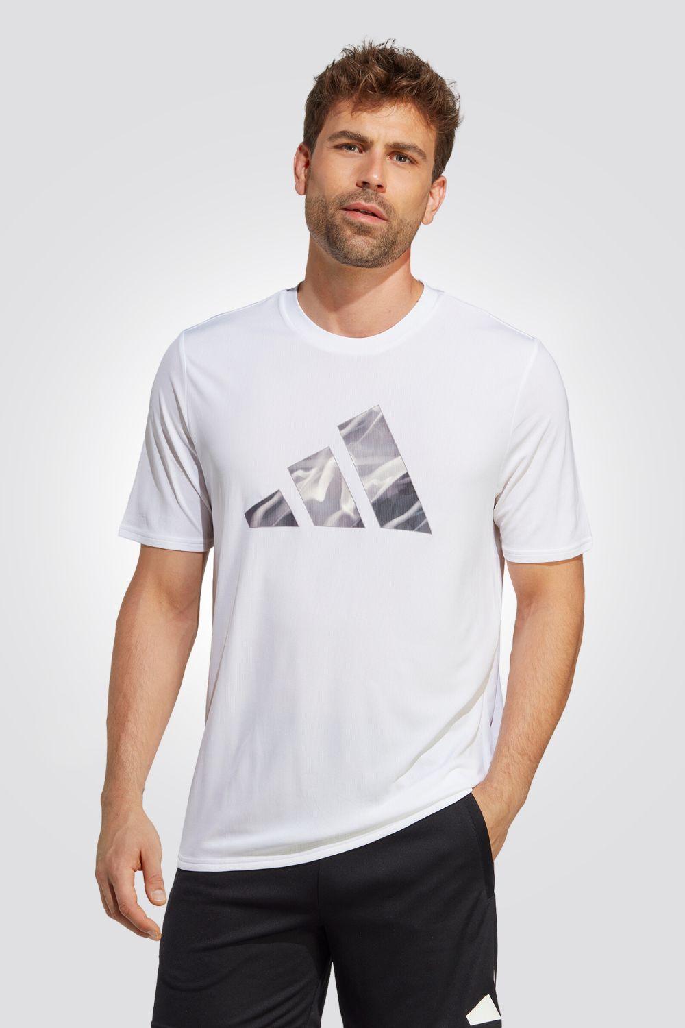 ADIDAS - טישירט לגבר MOVEMENT HIIT בצבע לבן - MASHBIR//365