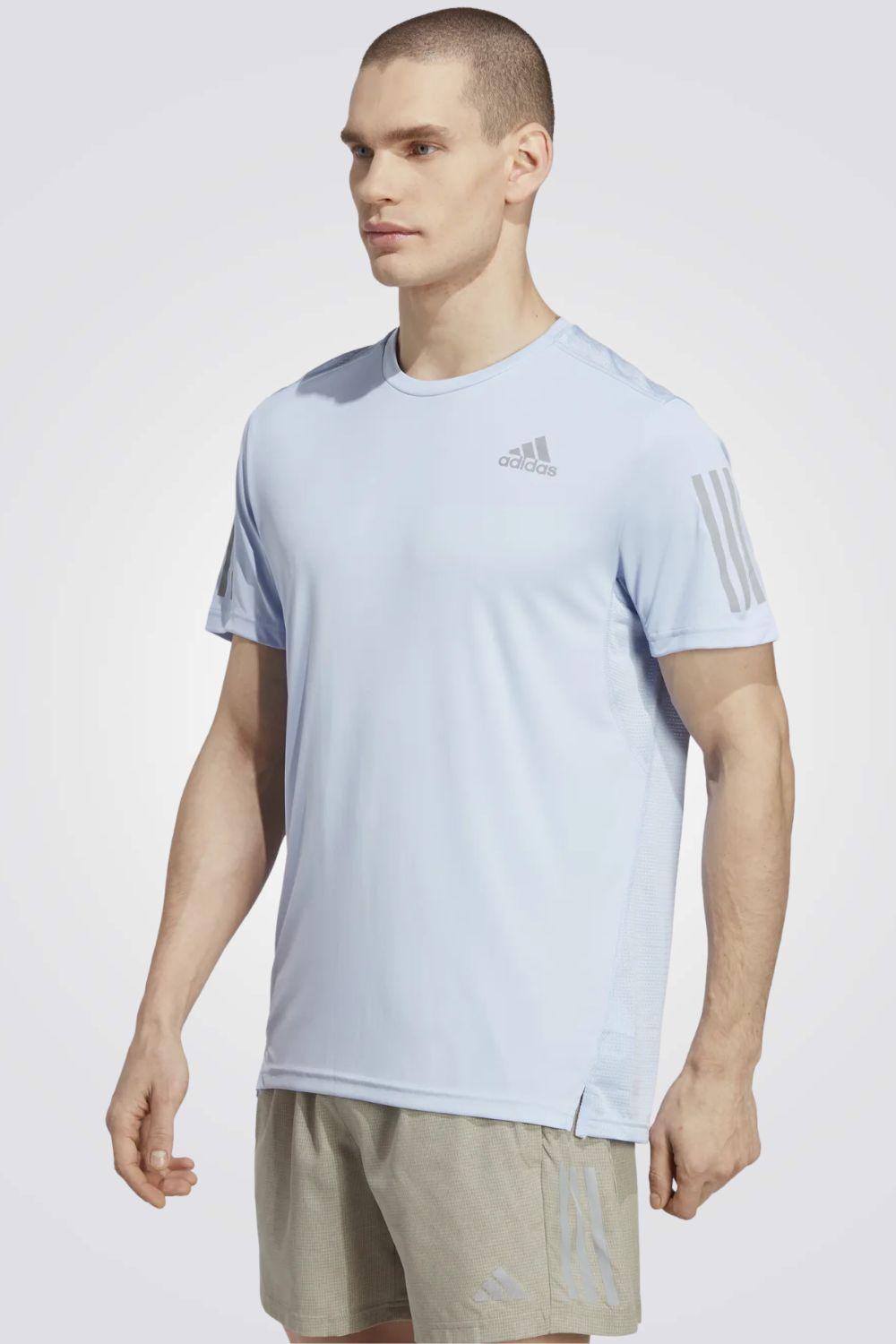 ADIDAS - טישירט לגבר OWN THE RUN TEE בצבע תכלת - MASHBIR//365