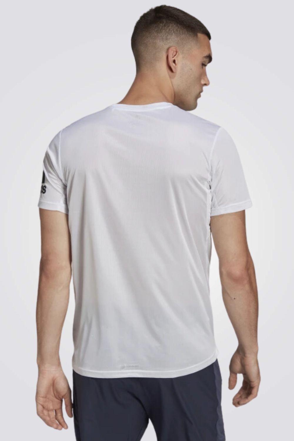 ADIDAS - טישירט לגבר RUN IT TEE M בצבע לבן - MASHBIR//365
