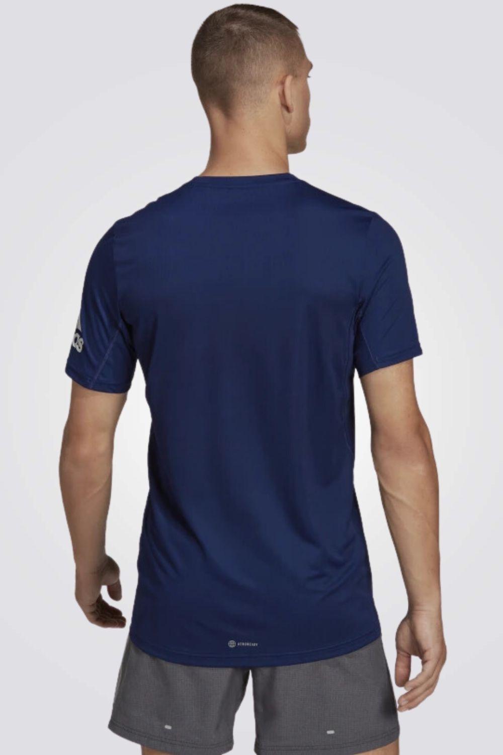 ADIDAS - טישירט לגבר RUN IT TEE M בצבע כחול - MASHBIR//365