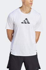 ADIDAS - טישירט לגברים DESIGNED FOR MOVEMENT בצבע לבן - MASHBIR//365