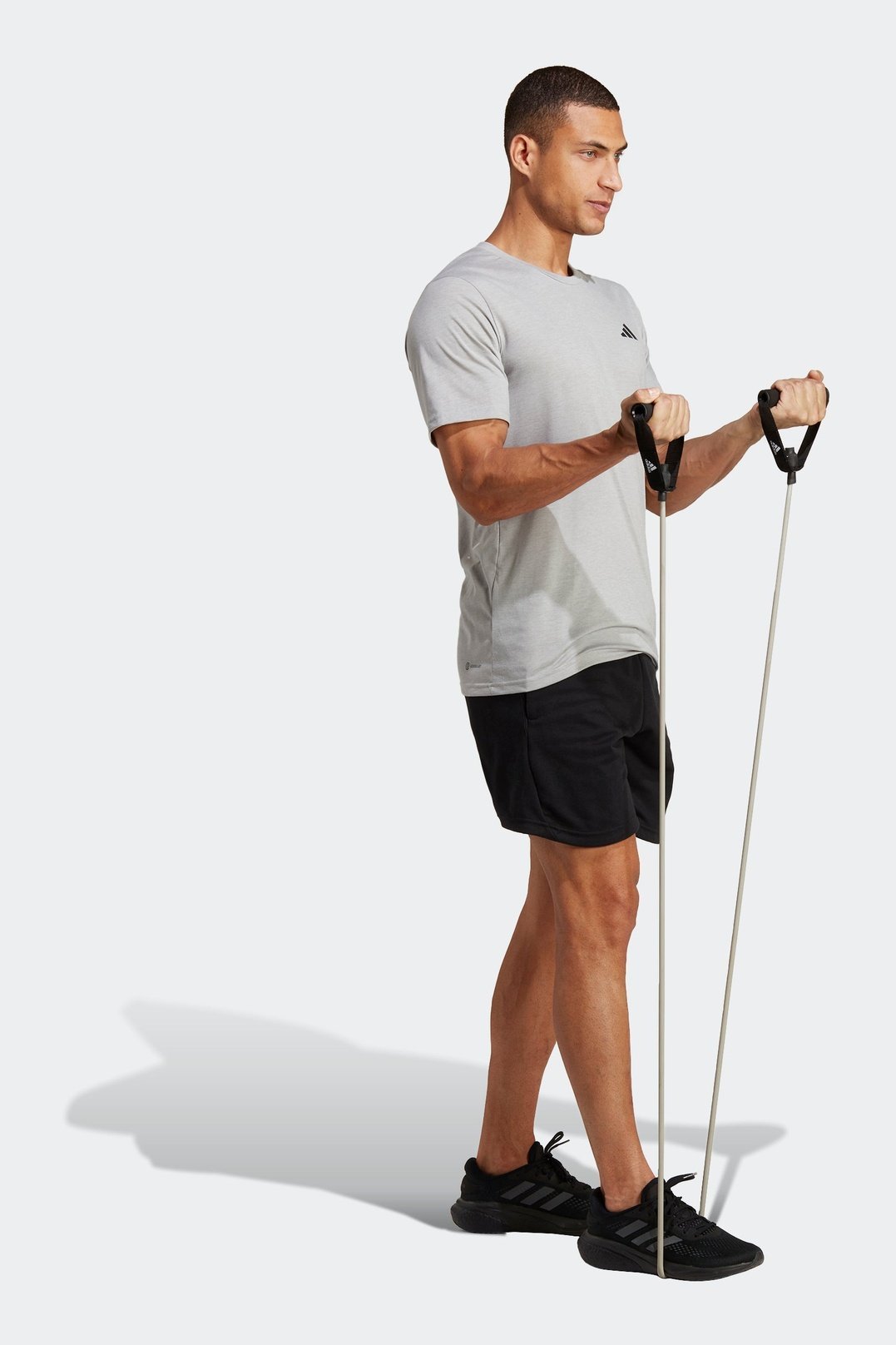 ADIDAS - טישירט לגברים ESSENTIALS FEELREADY בצבע אפור - MASHBIR//365