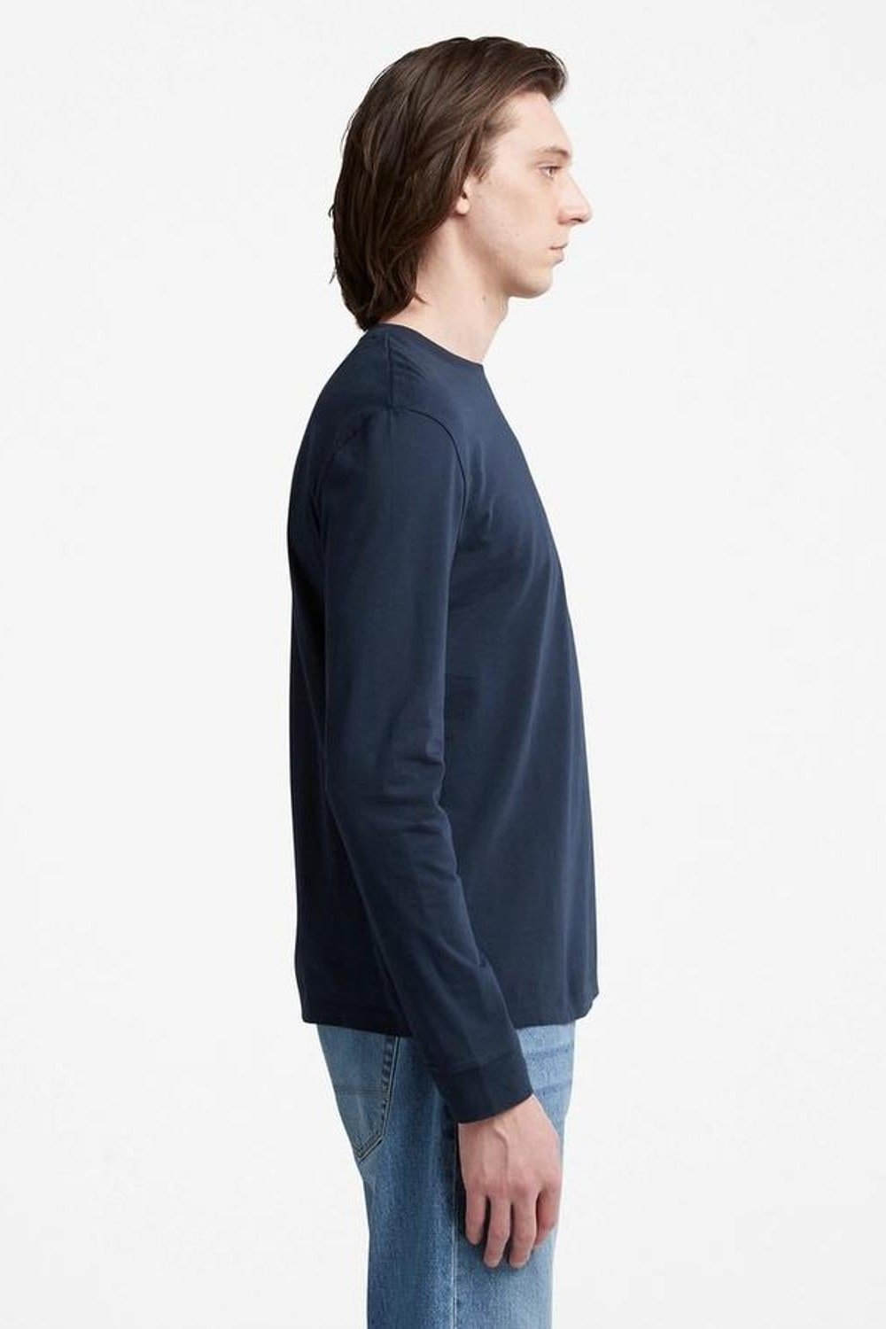 TIMBERLAND - טישירט לגברים SLIM FIT לגברים בצבע כחול - MASHBIR//365