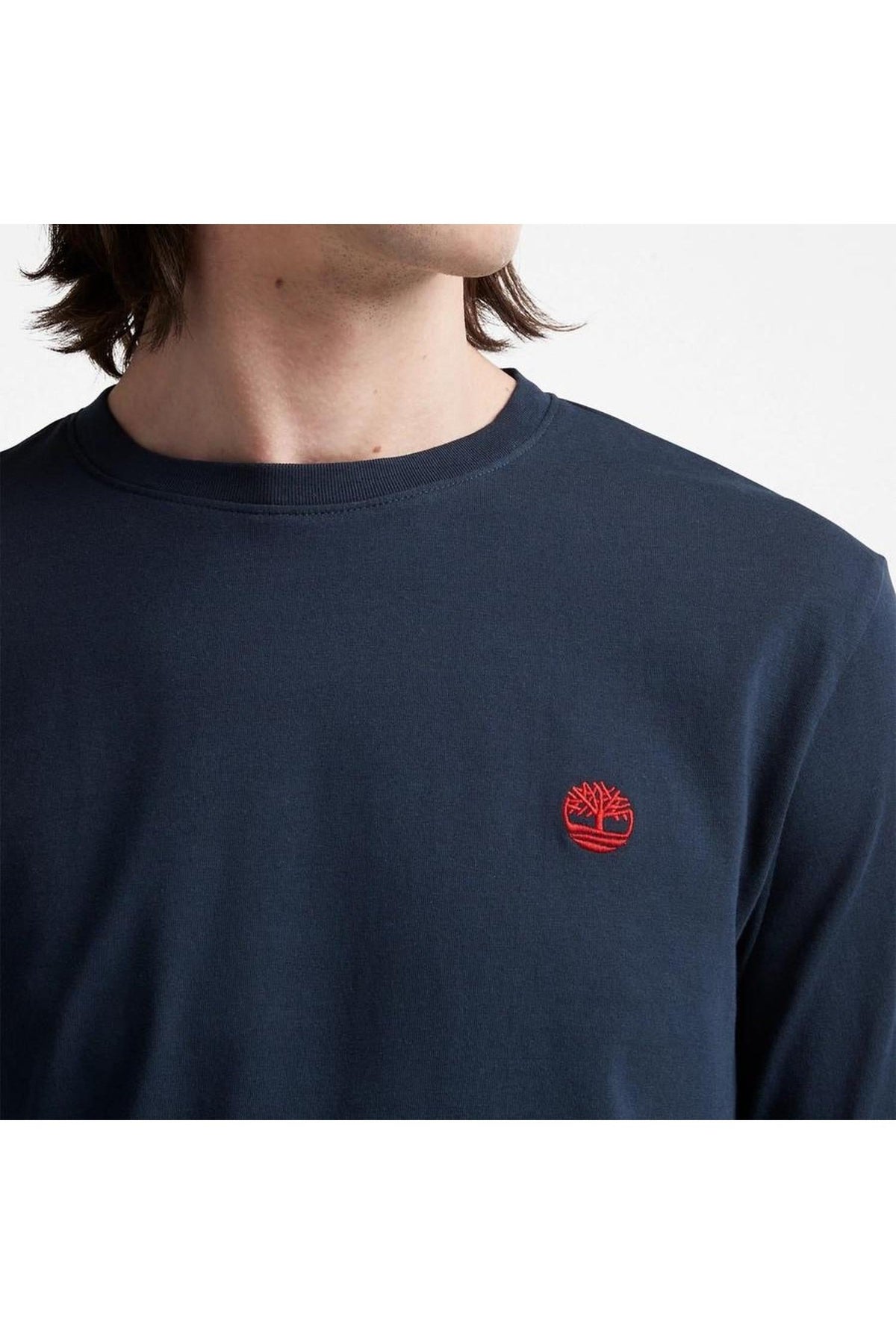 TIMBERLAND - טישירט לגברים SLIM FIT לגברים בצבע כחול - MASHBIR//365