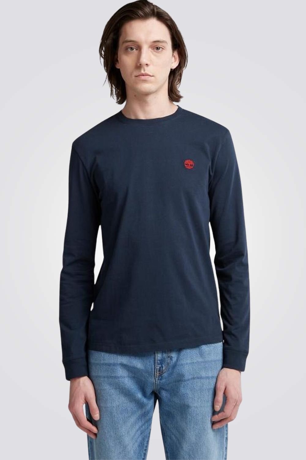 TIMBERLAND - טישירט לגברים SLIM FIT לגברים בצבע כחול - MASHBIR//365