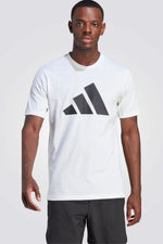 ADIDAS - טישירט לגברים TRAIN ESSENTIALS FEELREADY בצבע לבן ושחור - MASHBIR//365