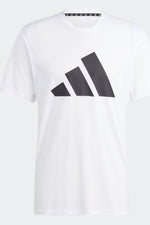 ADIDAS - טישירט לגברים TRAIN ESSENTIALS FEELREADY בצבע לבן ושחור - MASHBIR//365