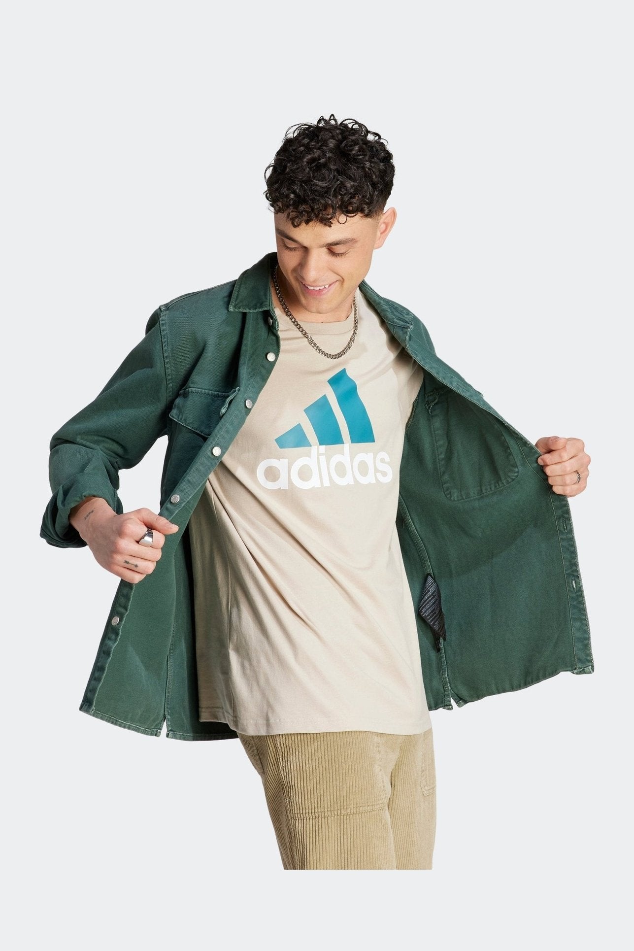 ADIDAS - טישירט לגברים WONBEI M בצבע אפור - MASHBIR//365