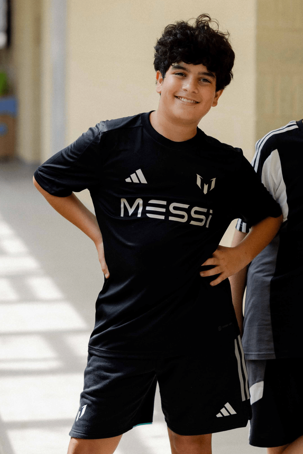 ADIDAS - טישירט לילדים MESSI TR JSY בצבע שחור - MASHBIR//365