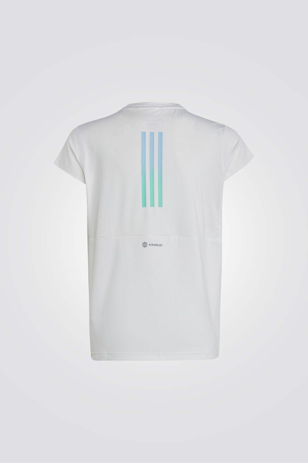 ADIDAS - טישירט לילדות 3-STRIPES בצבע לבן - MASHBIR//365