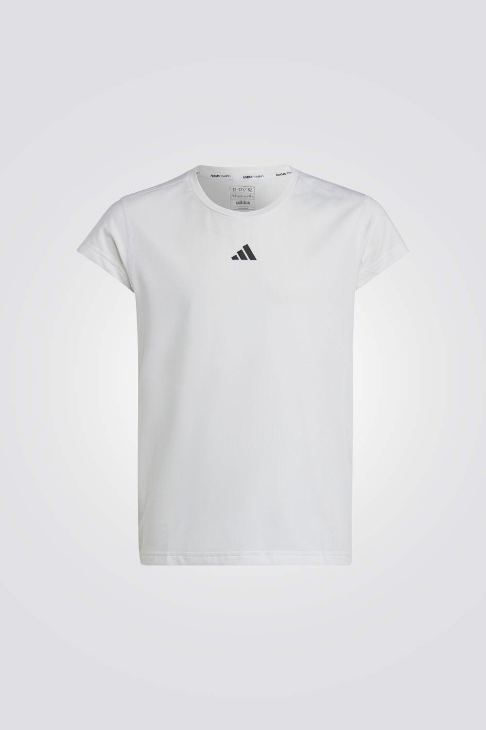 ADIDAS - טישירט לילדות 3-STRIPES בצבע לבן - MASHBIR//365