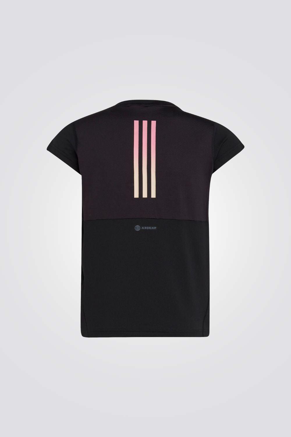 ADIDAS - טישירט לילדות 3-STRIPES בצבע שחור - MASHBIR//365