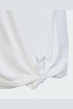 ADIDAS - טישירט לנערות G D KNOT T בצבע לבן - MASHBIR//365
