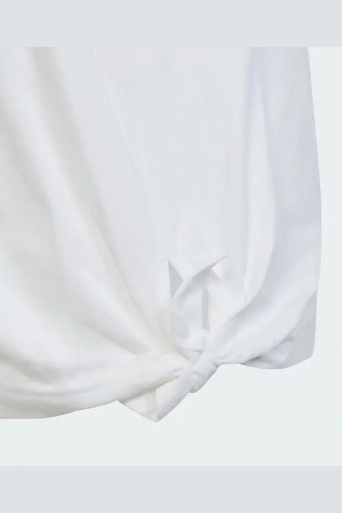 ADIDAS - טישירט לנערות G D KNOT T בצבע לבן - MASHBIR//365