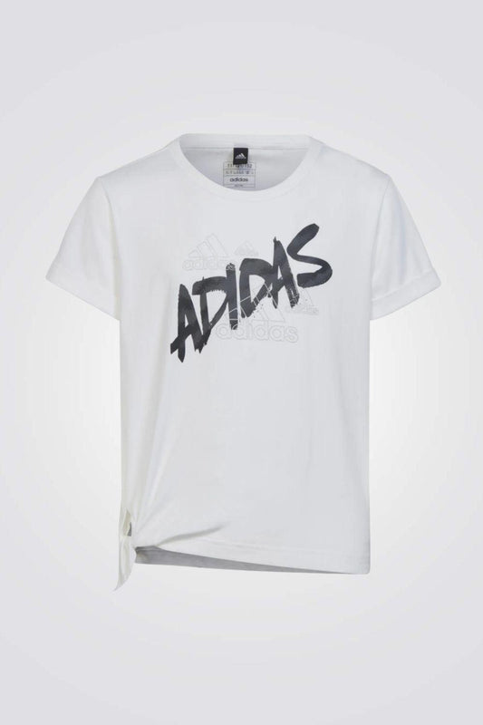 ADIDAS - טישירט לנערות G D KNOT T בצבע לבן - MASHBIR//365