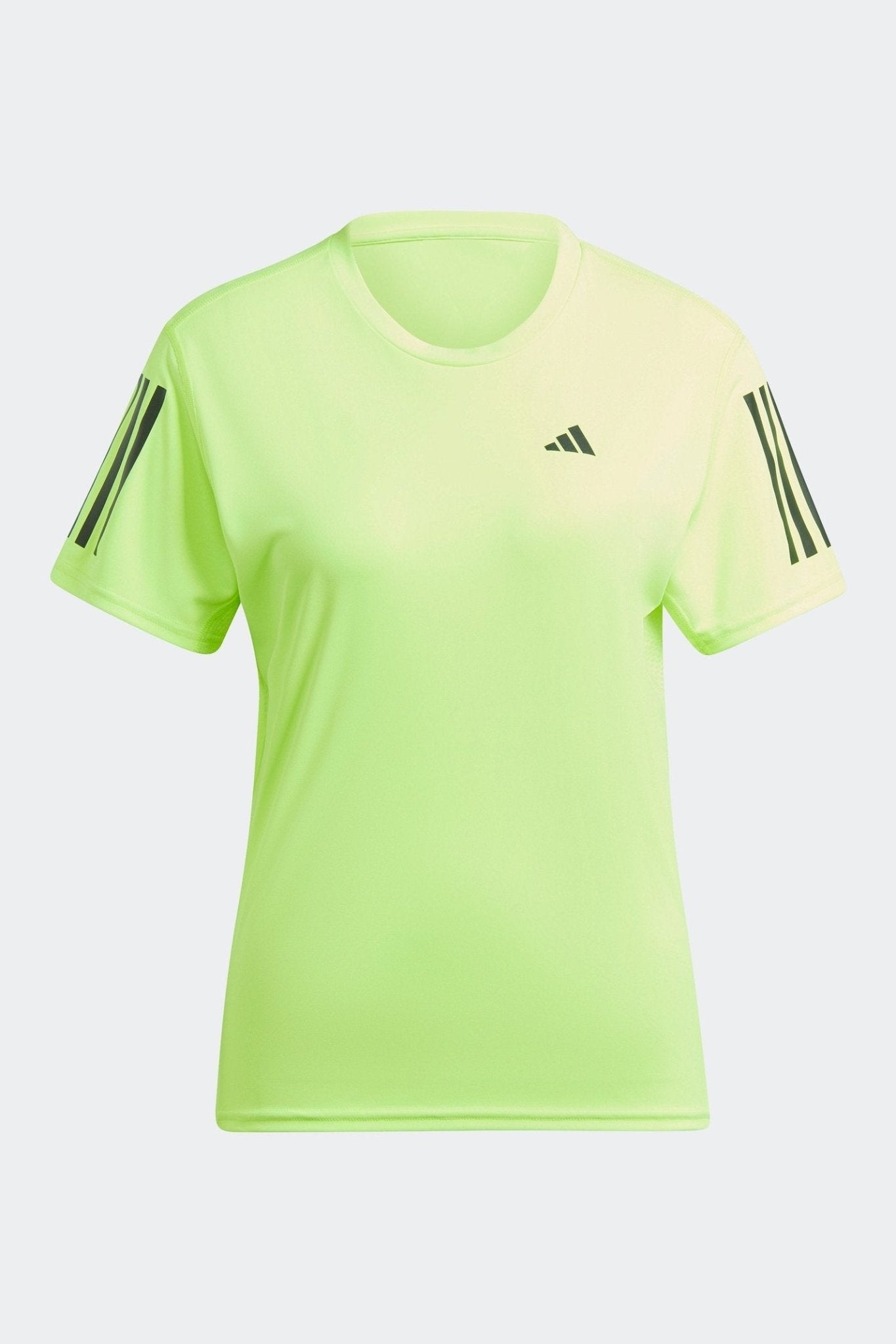 ADIDAS - טישירט לנשים OWN THE RUN בצבע ירוק זוהר - MASHBIR//365