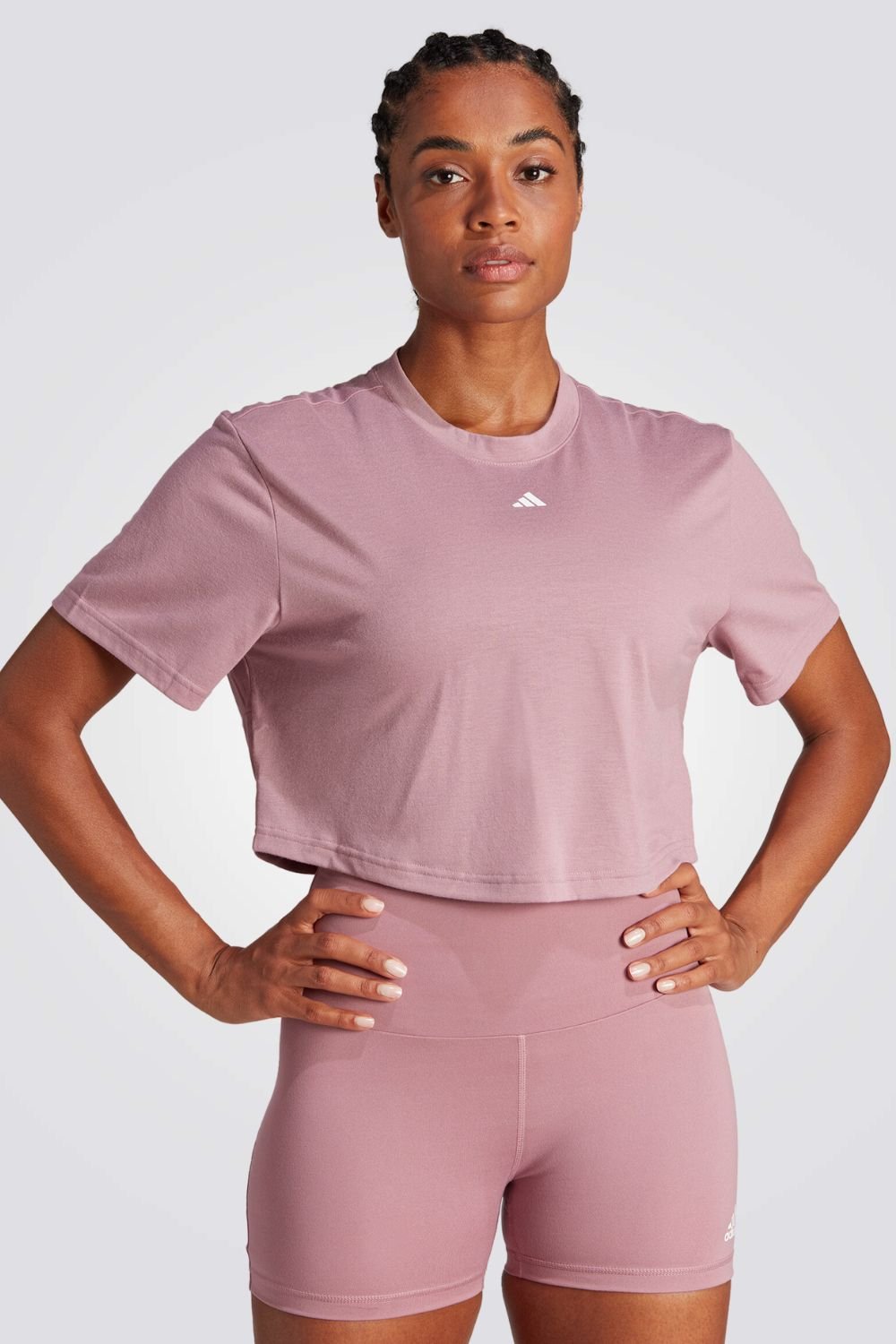 ADIDAS - טישירט לנשים STUDIO בצבע ורוד - MASHBIR//365
