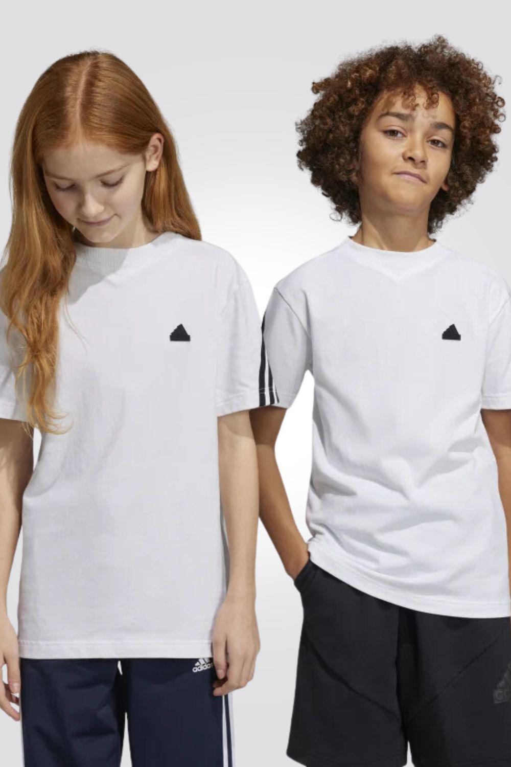 ADIDAS - טישירט לנוער FUTURE ICONS 3-STRIPES בצבע לבן - MASHBIR//365