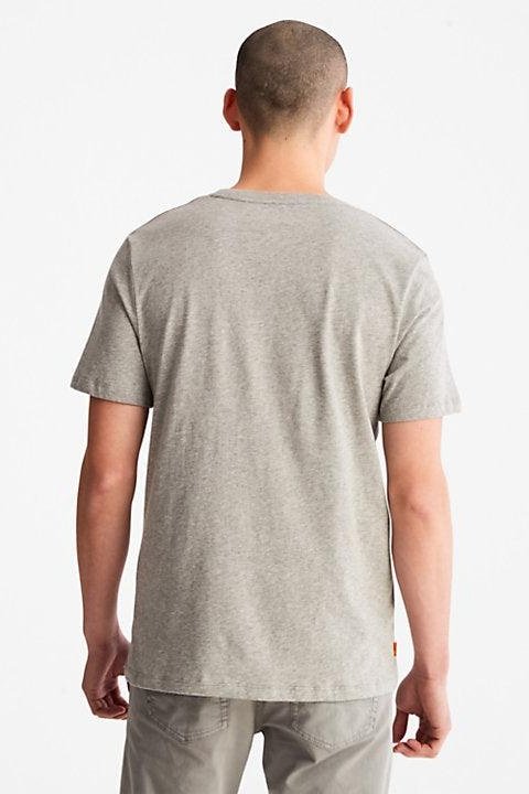 TIMBERLAND - טישירט LOGO אפורה - MASHBIR//365