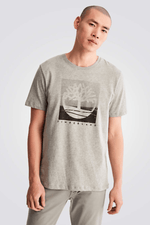 TIMBERLAND - טישירט LOGO אפורה - MASHBIR//365