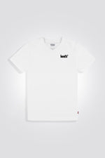 LEVI'S - טישירט LOGO V-NECK בצבע לבן לנוער - MASHBIR//365