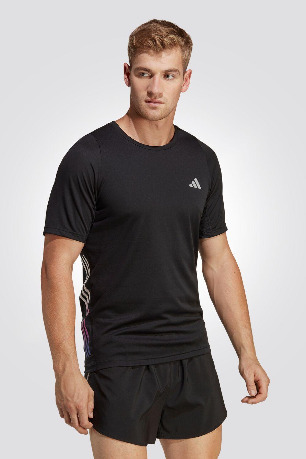 ADIDAS - טישירט לריצה RUN ICONS בצבע שחור - MASHBIR//365