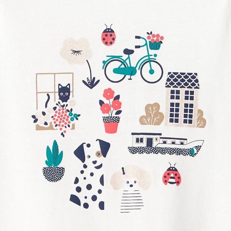 OBAIBI - טישירט לתינוקות בצבע לבן - MASHBIR//365