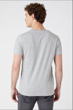 WRANGLER - טישירט לוגו בצבע אפור - MASHBIR//365