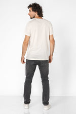 Tommy Hilfiger - טישירט לוגו בצבע בז' - MASHBIR//365