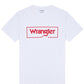 WRANGLER - טישירט לוגו בצבע לבן - MASHBIR//365 - 5