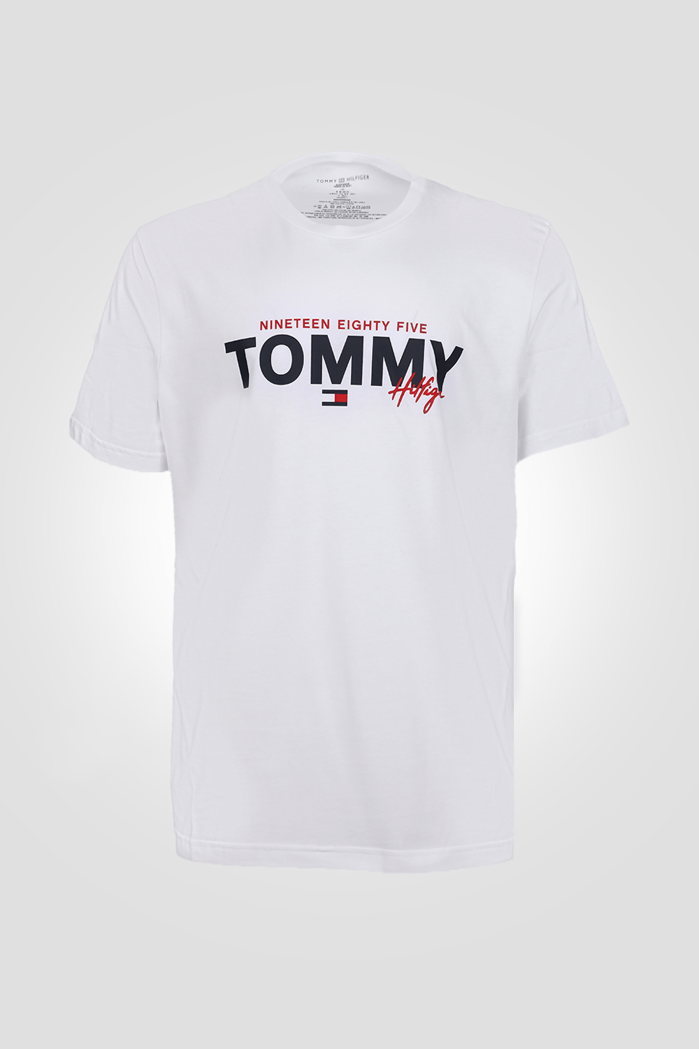 Tommy Hilfiger - טישירט לוגו בצבע לבן - MASHBIR//365