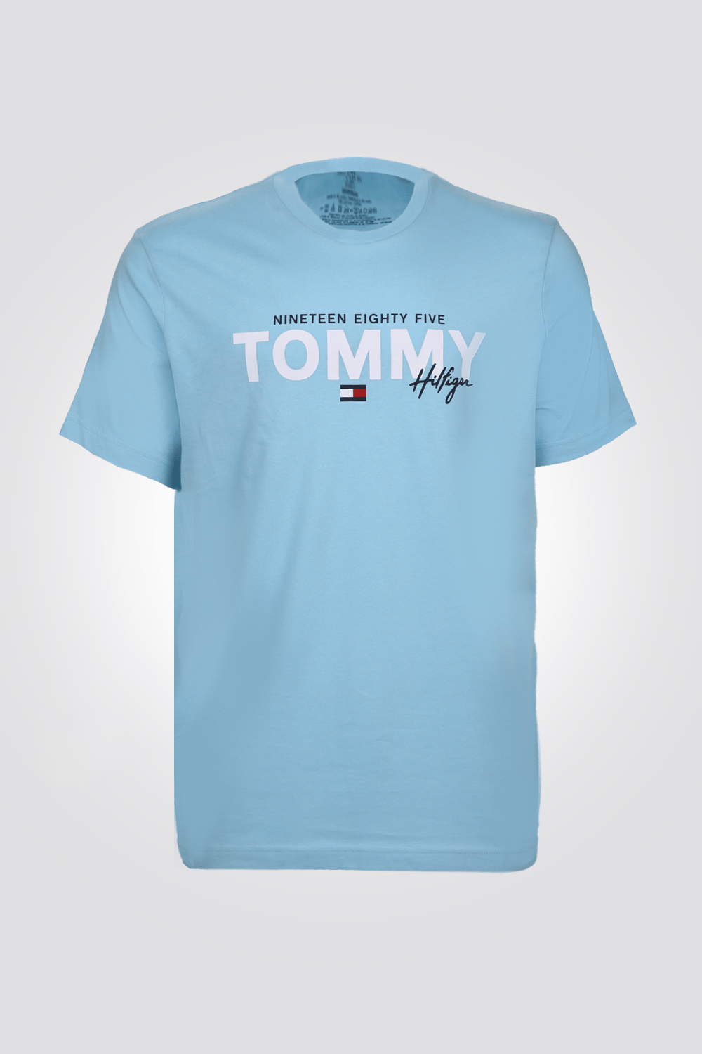 Tommy Hilfiger - טישירט לוגו בצבע תכלת - MASHBIR//365