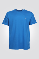 Tommy Hilfiger - טישירט לוגו בצבע כחול - MASHBIR//365