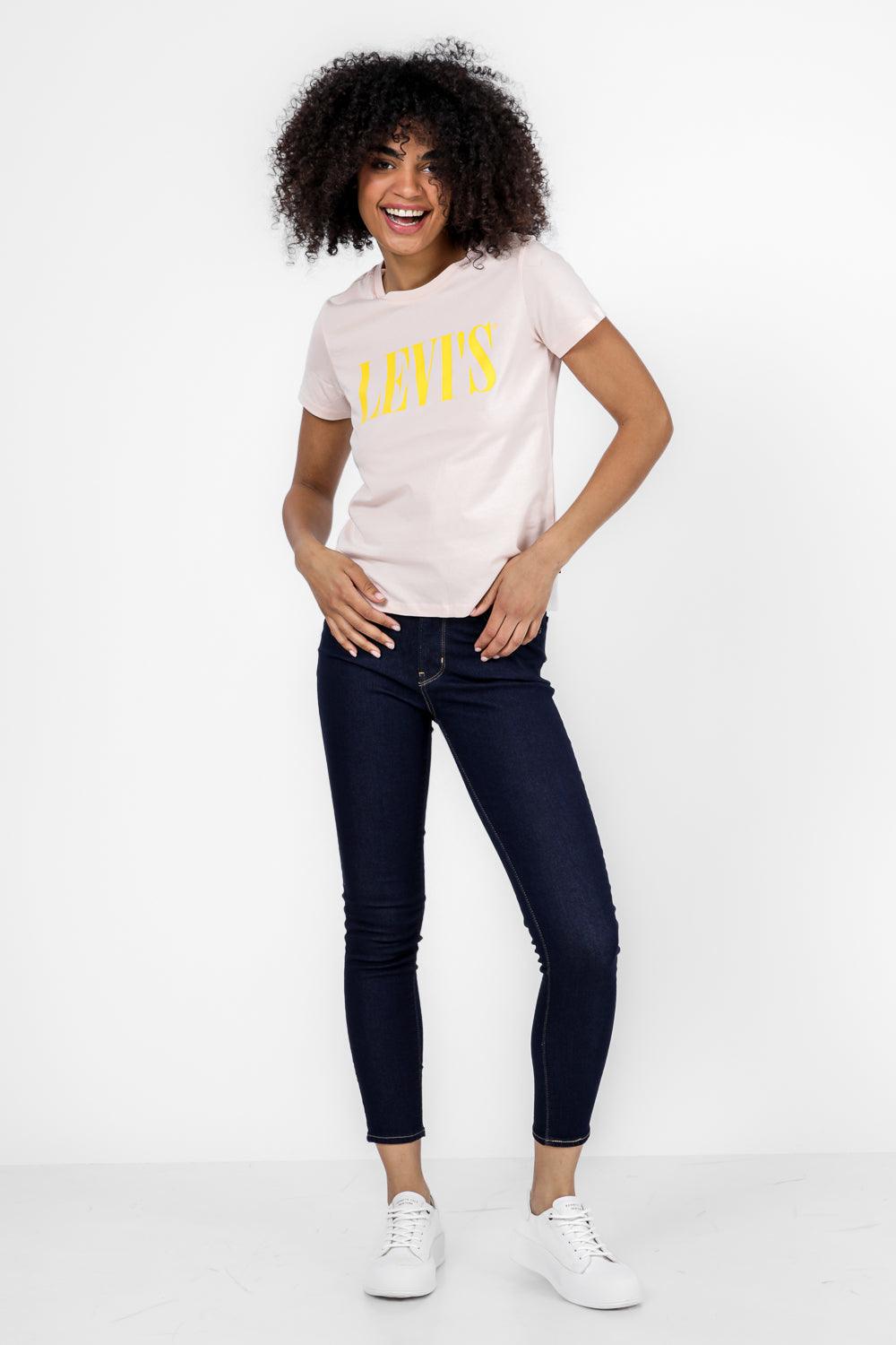 LEVI'S - טישירט לוגו בצבע ורוד - MASHBIR//365