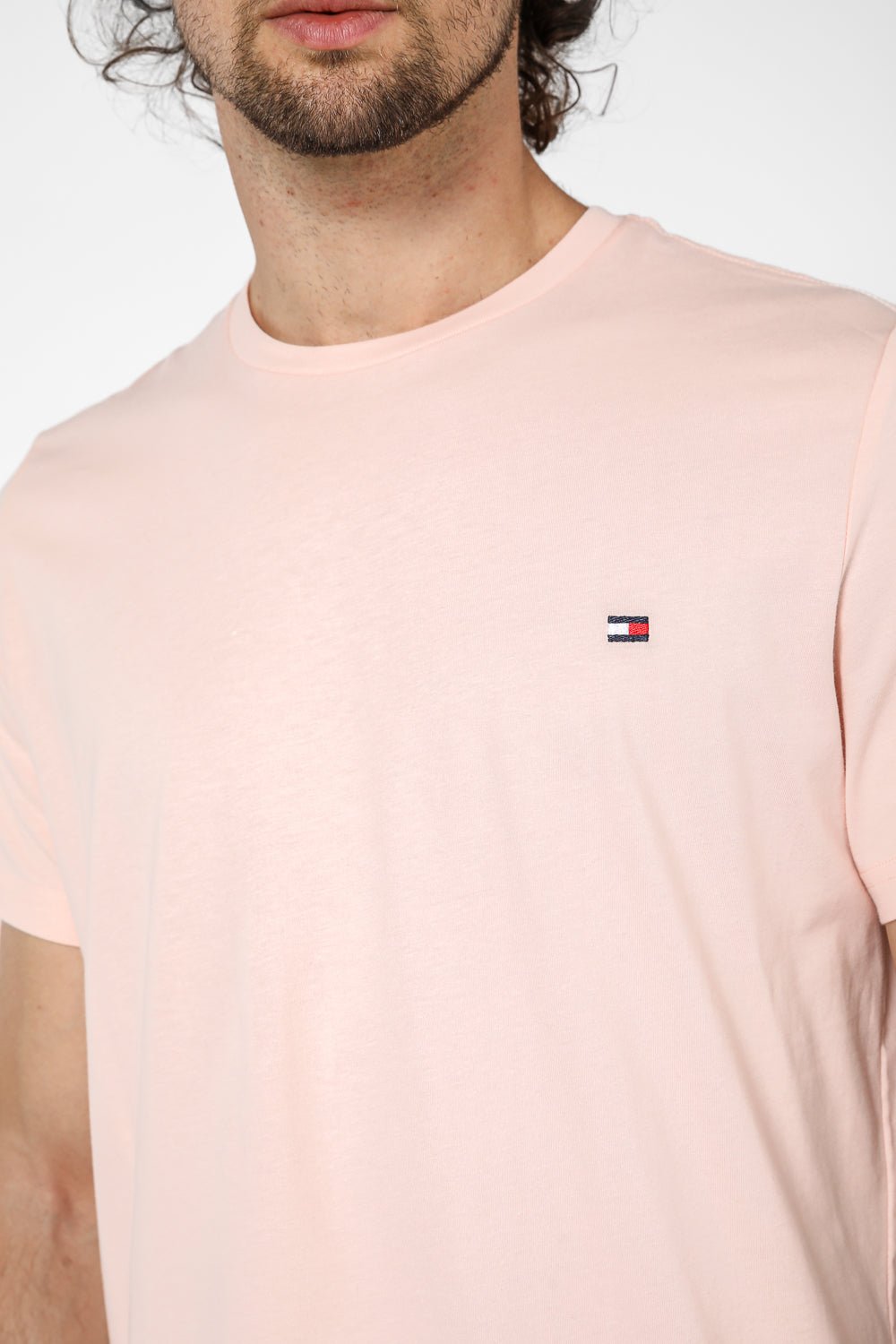 Tommy Hilfiger - טישירט לוגו בצבע ורוד - MASHBIR//365