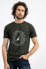 NAUTICA - טישירט לוגו FOREST NIGHT - MASHBIR//365