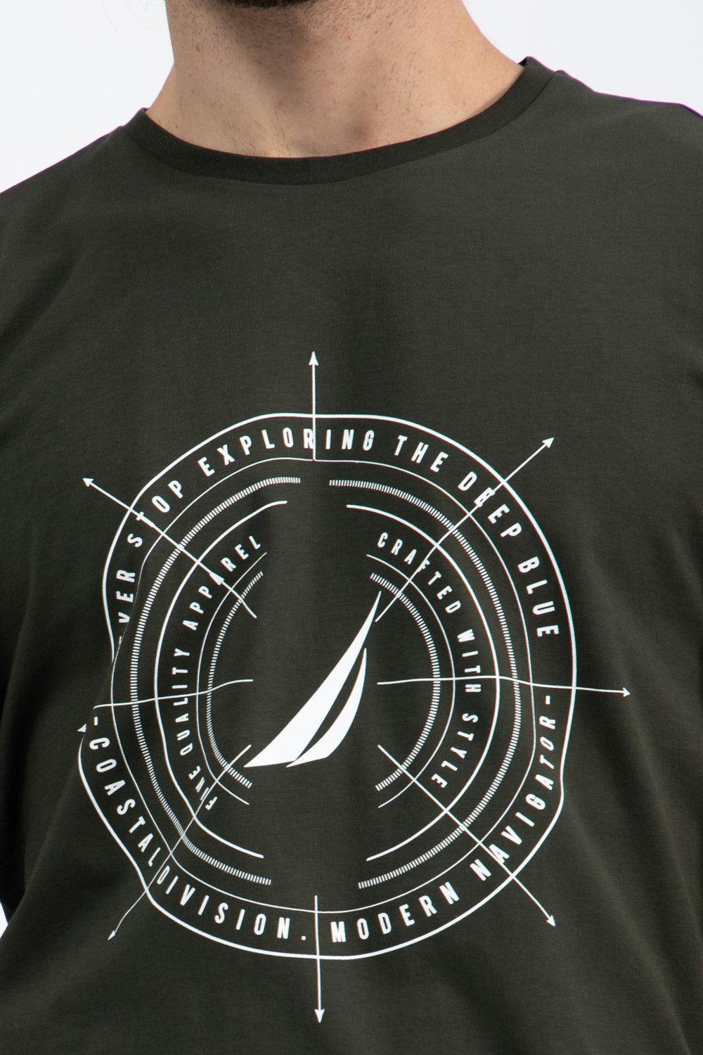 NAUTICA - טישירט לוגו FOREST NIGHT - MASHBIR//365