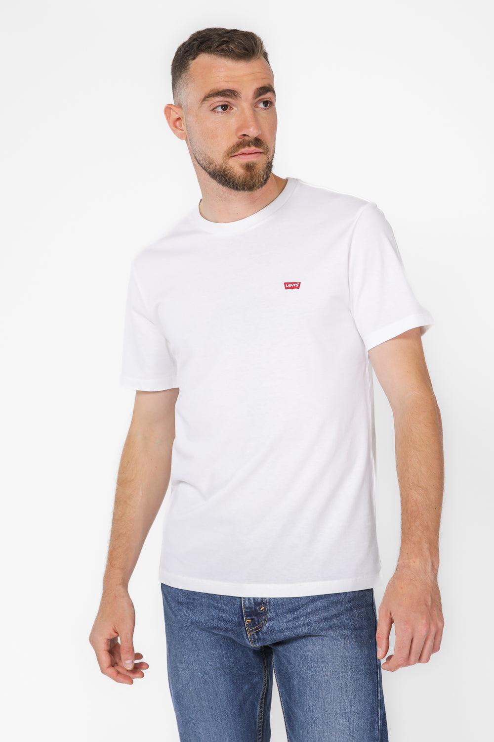 LEVI'S - טישירט לוגו קצרה בצבע לבן - MASHBIR//365