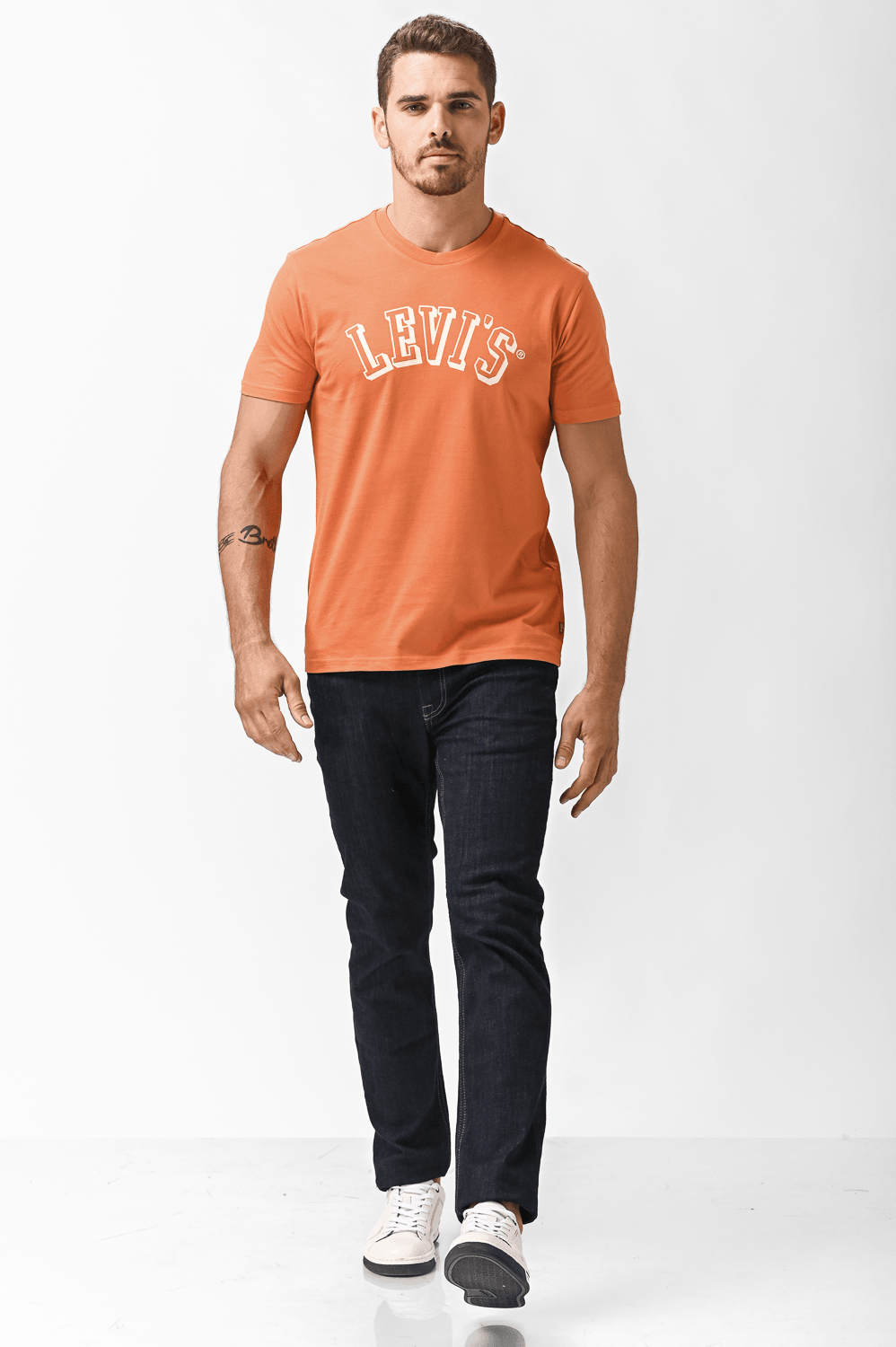 LEVI'S - טישירט לוגו קצרה בצבע כתום - MASHBIR//365