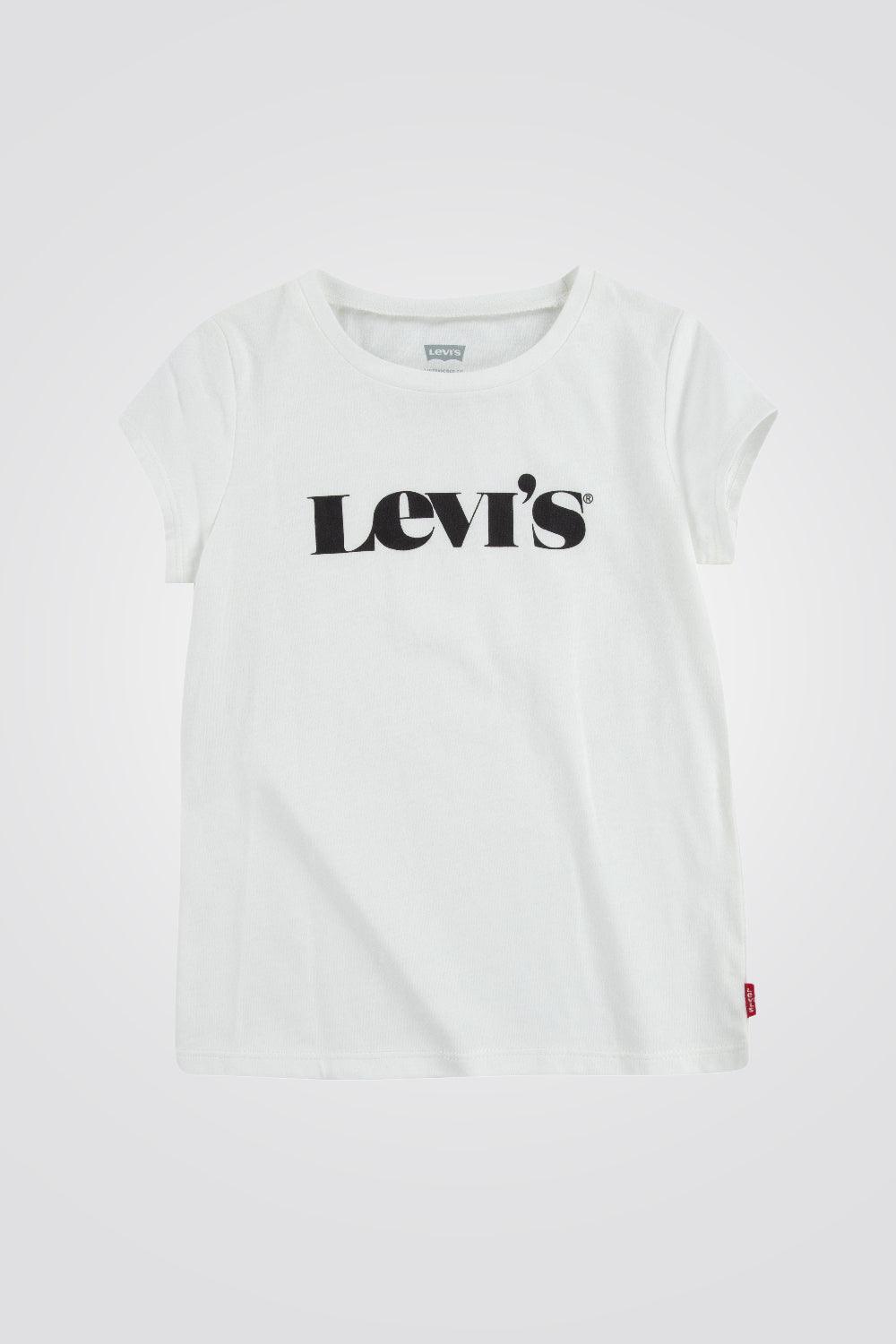LEVI'S - טישירט לוגו לבנה לנוער - MASHBIR//365