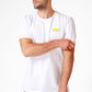 EMPORIO VALENTINI - טישירט לוגו לבנה עם גרפיטי קטן - MASHBIR//365 - 4