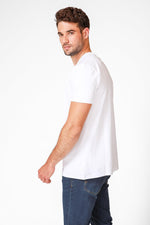 EMPORIO VALENTINI - טישירט לוגו לבנה עם כיתוב לוגו - MASHBIR//365