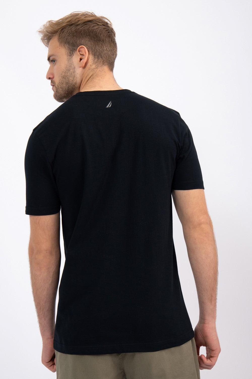 NAUTICA - טישירט לוגו שחורה - MASHBIR//365